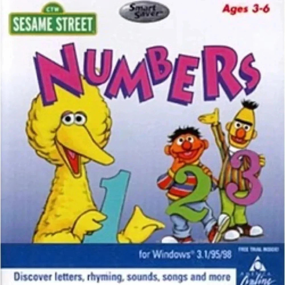 Sesame Street Numbers PC Game 1998